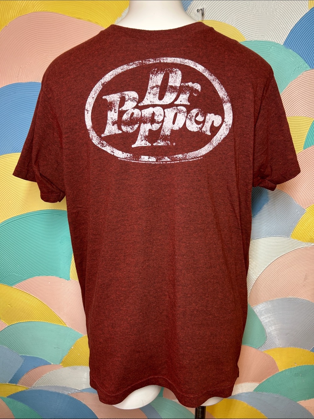 Savvy Men's Red Graphic Tee - Retro Logo sz L